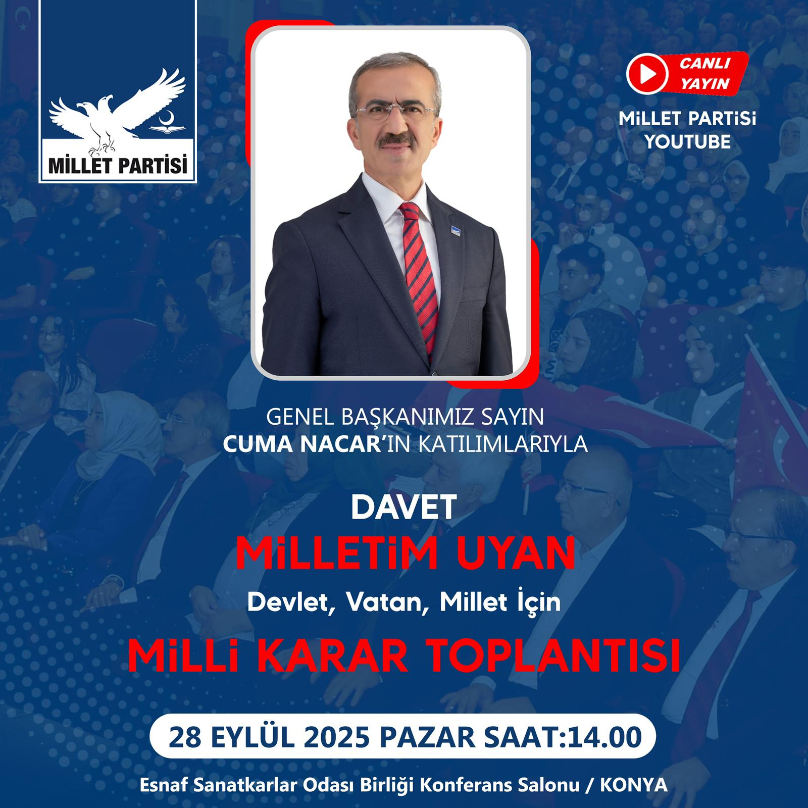 KONYA  Milli Karar Toplantısı